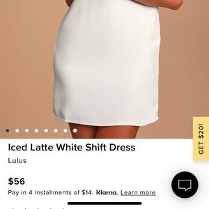 EUC Lulus white dress